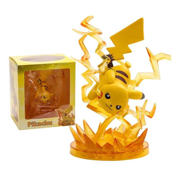 Anime Pokemon Pikachu Action Figure Collectible Model Toy 17cm