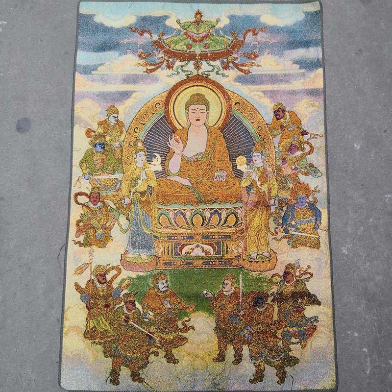 Buddhist Art Tibetan Buddhism Thangka Paintings for Meditation and Home Decoration 60*90cm