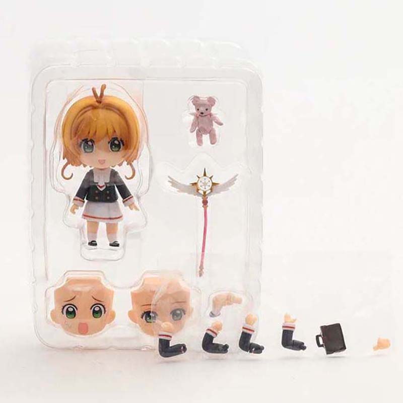 Card Captor Kinomoto Sakura Action Figure Collectible Model Toy 10cm
