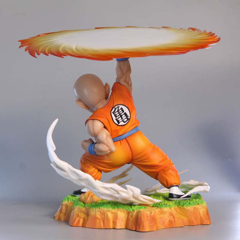 Dragon Ball Air Circle Cutting Krillin Action Figure Toy 24cm