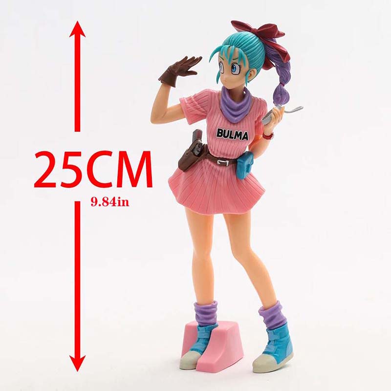 Dragon Ball Bulma Action Figure Collectible Model Toy 25cm
