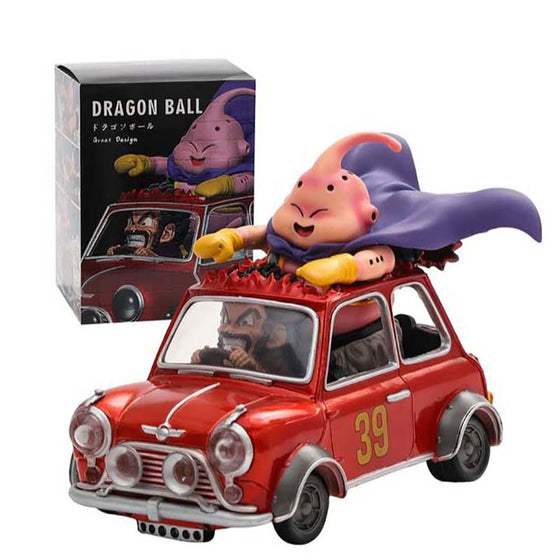 Dragon Ball Fat Buu with Hercule Driving Action Figure Toy 11.5cm