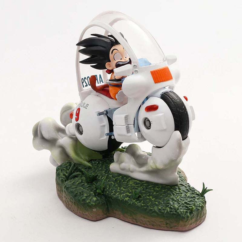 Dragon Ball Motorcycle Son Goku Action Figure Collectible Model Toy 21cm