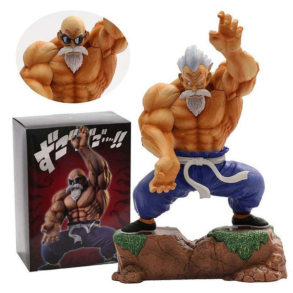 Dragon Ball Z Muscle Master Roshi Action Figure Toy 25cm