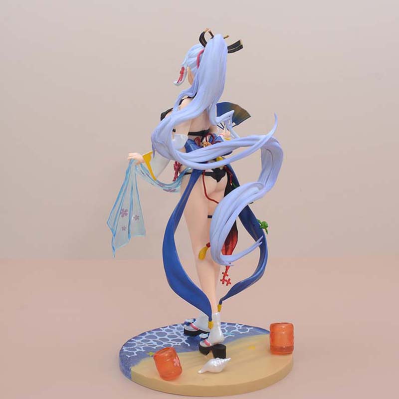 Game Genshin Impact Kamisato Ayaka Swimwear Action Figure Toy 25cm