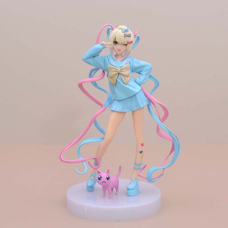 Game Needy Girl Overdose Rain Action Figure Collectible Model Toy 20cm