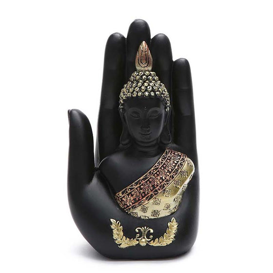 Hands Sculptures Thai Style Shakyamuni Buddha Home Decoarion 18cm