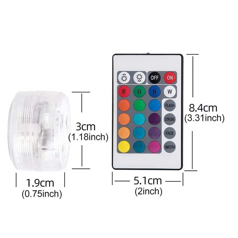 LED Remote Control Seven Color Lights