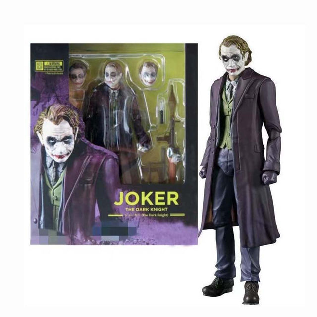 Marvel The Joker Batman Heath Ledger Version Action Figure Collectible Model
