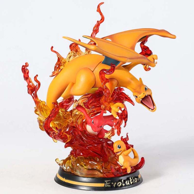 Pokemon Charizard Action Figure Collectible Model Toy with Light 26cm