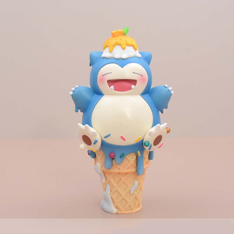 Pokemon Ice Cream Snorlax Action Figure Collectible Model Toy 16cm