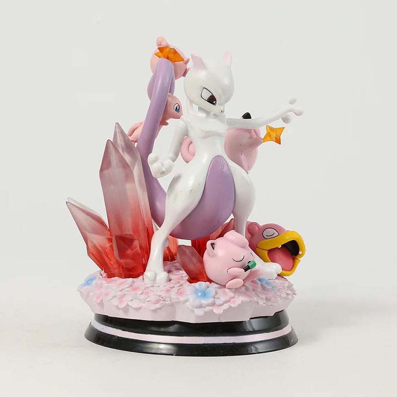 Pokemon Mewtwo Action Figure Collectible Model Toy with Light 14cm