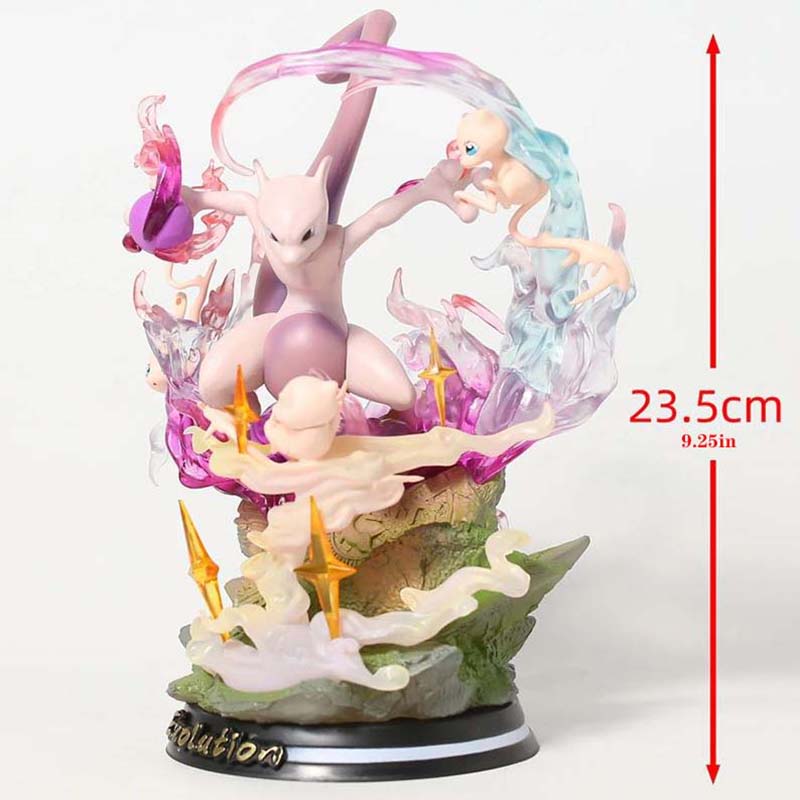 Pokemon Mewtwo Action Figure Collectible Model Toy with Light 26cm