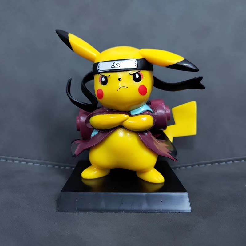 Pokemon Pikachu COS Naruto Anime Figure Model Funny Gift - Toysoff.com