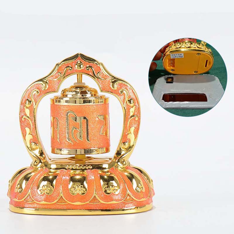 Solar Energy Tibetan Buddhist Prayer Wheel 8cm