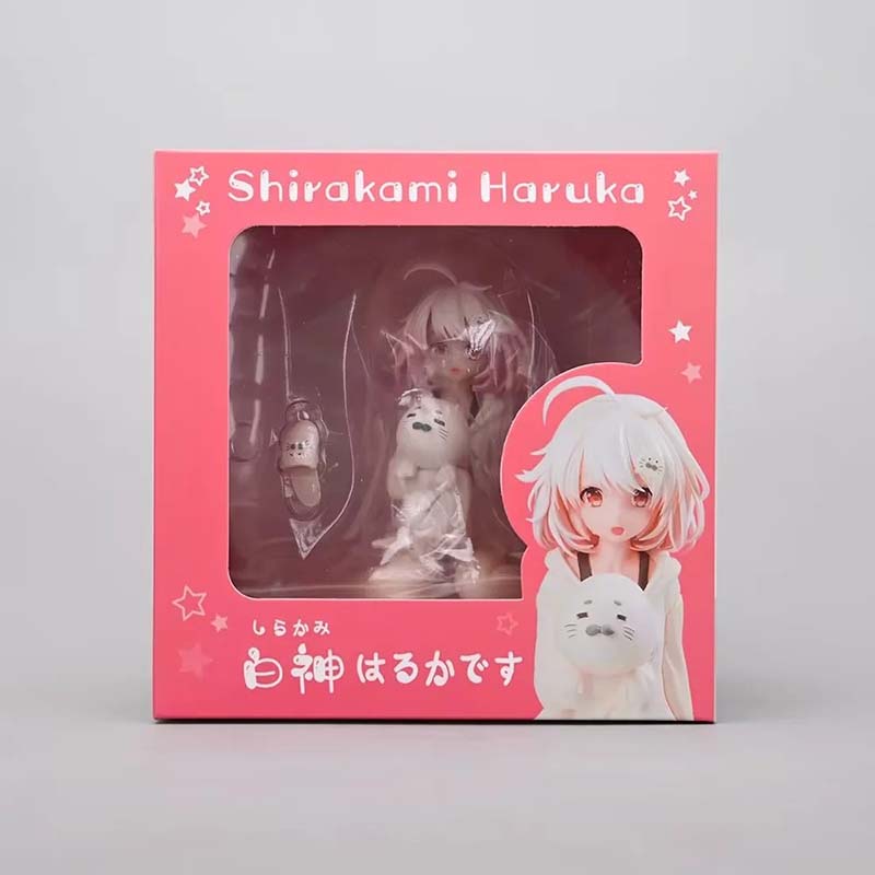 Virtual YouTuber Shirakami Haruka Action Figure Toy 12cm