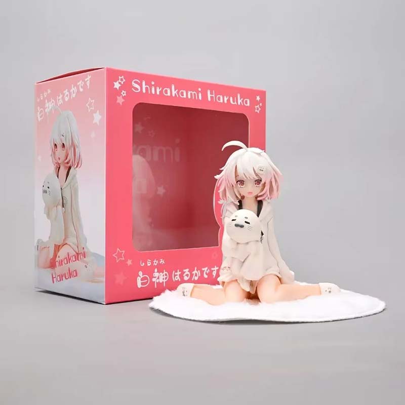 Virtual YouTuber Shirakami Haruka Action Figure Toy 12cm