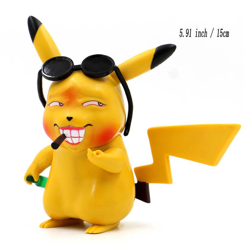 Pokemon Cute PK Obscene Pikachu Action Figure Funny Model Toy