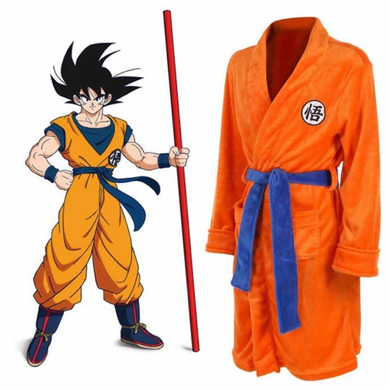 Adult Kids Dragon Ball Z Son Goku Cosplay Costume Sleepwear