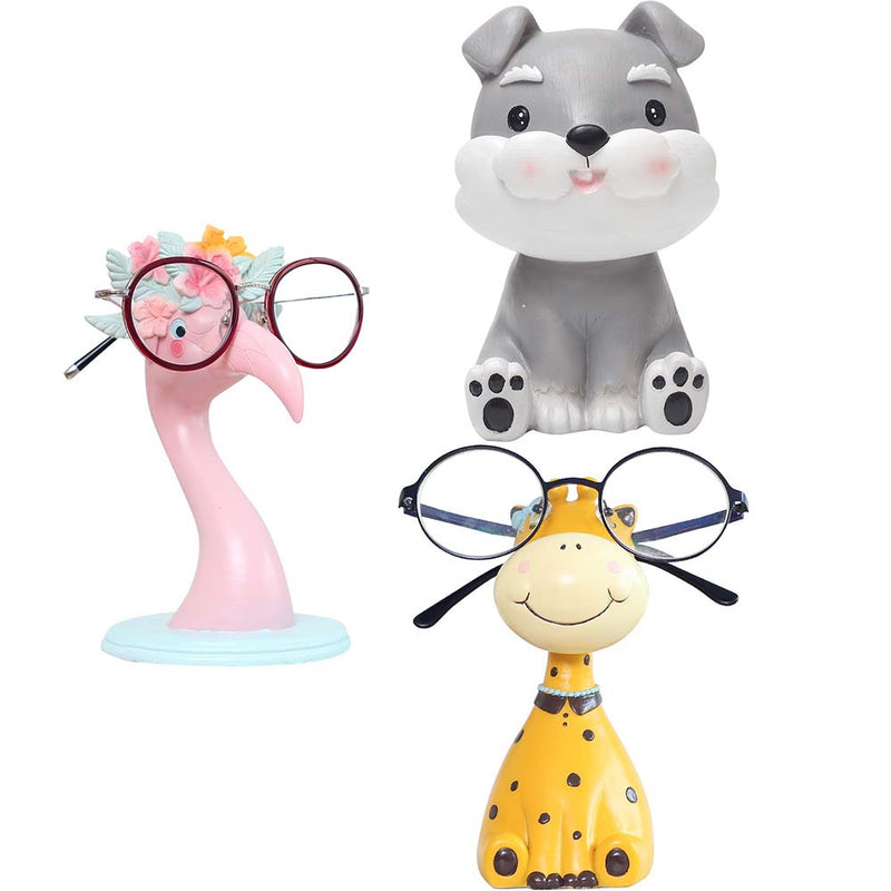 Animal Action Figure Model Glasses Holder Home Office Desk Decoration
