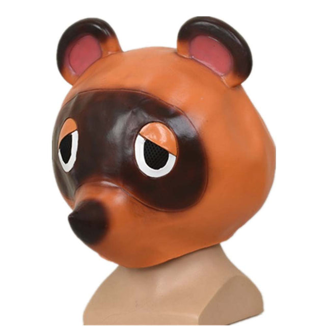 Animal Crossing Tom Nook Mask Cute Helmet Party Cosplay Prop