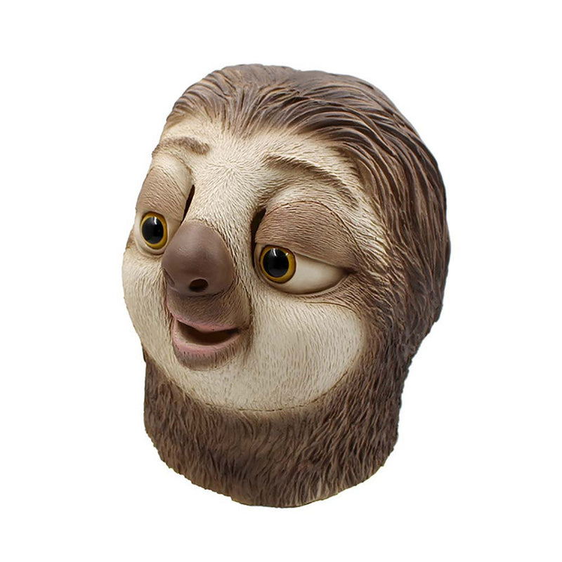 Animal Sloth Mask Novelty Halloween Party Full Head Cute Prop