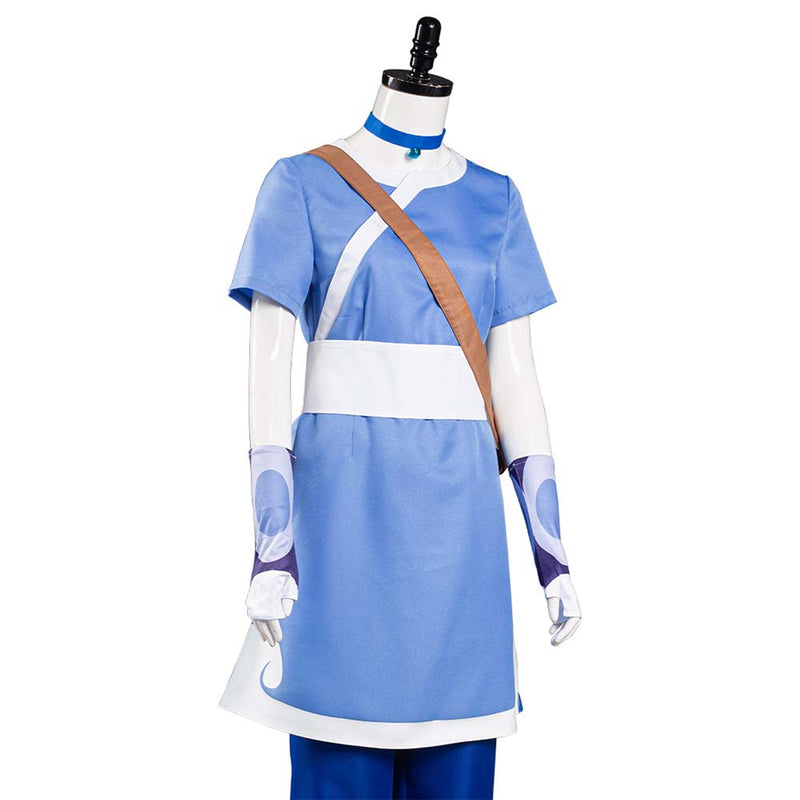 Anime Avatar The last Airbender Katara Cosplay Costume Halloween Suits