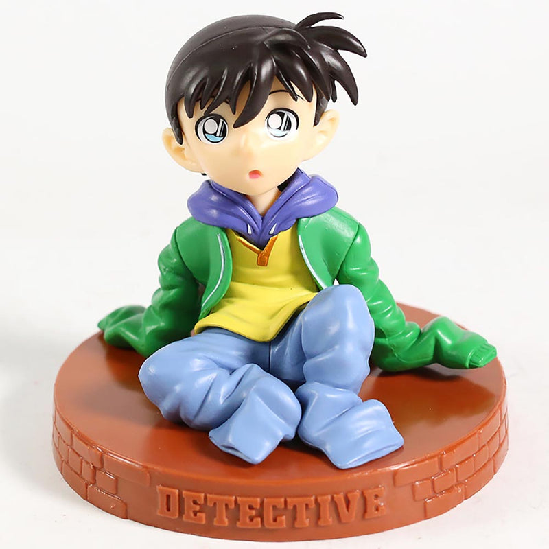 Anime Cartoon Sitting Posture Detective Conan Action Figure 10cm
