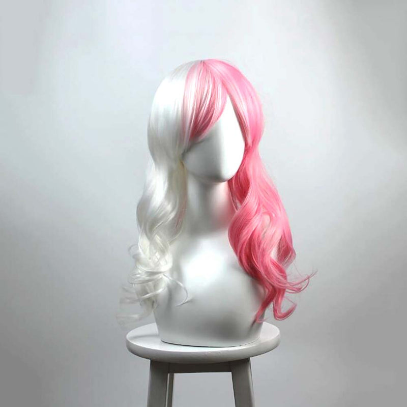 Anime Danganronpa 2 Monomi Pink White Rabbit Cosplay Beauty Wig
