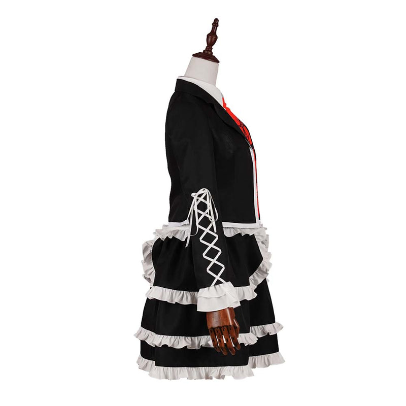 Anime Danganronpa Celestia Ludenberg Cosplay Costume Halloween Dress Suit Uniform