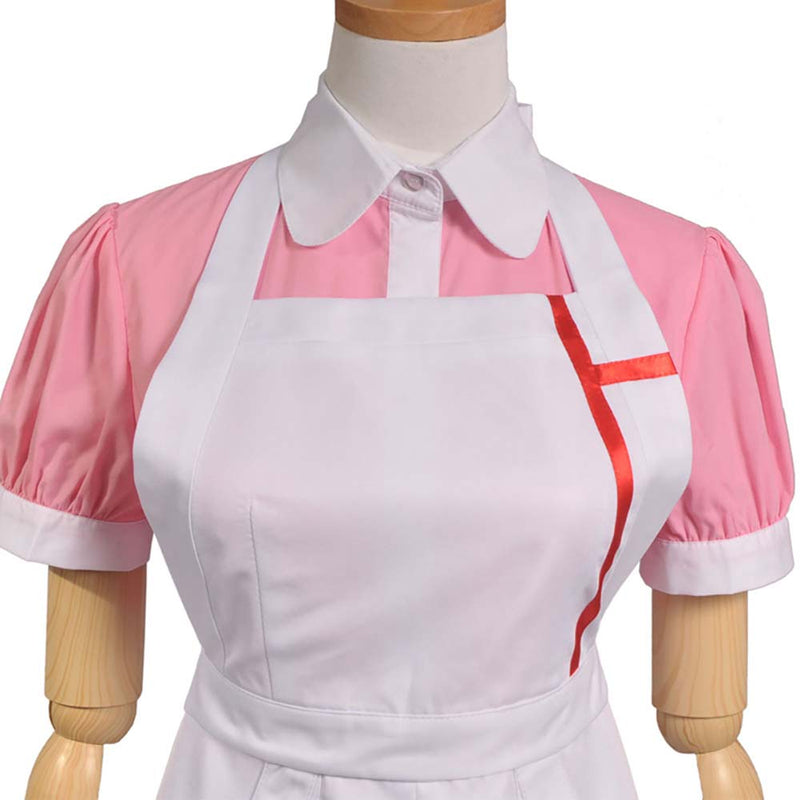 Anime Danganronpa Mikan Tsumiki Nurse Dress Girl Halloween Cosplay Costume - Toysoff.com