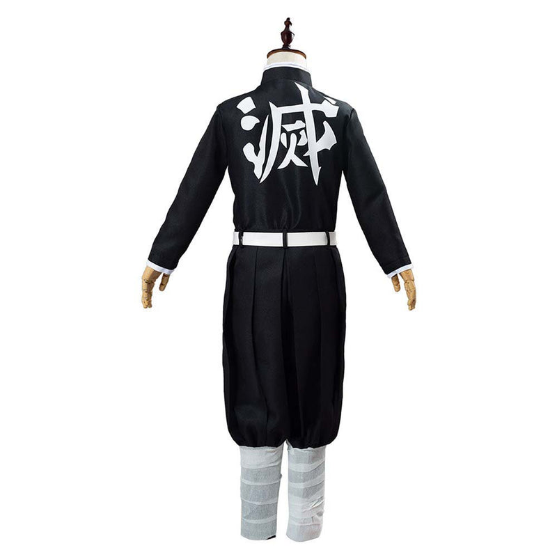Anime Demon Slayer Kamado Tanjirou Cosplay Costume Halloween Uniform Outfit