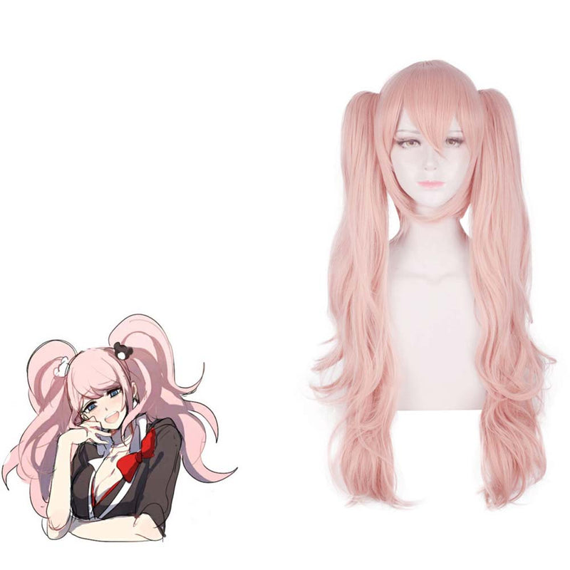 Anime Game Danganronpa Enoshima Junko Cosplay Wig Cute Pink Hair