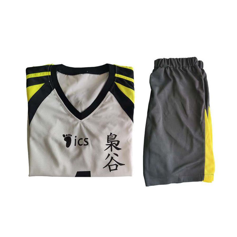 Anime Haikyuu Bokuto Koutarou Cosplay Ball Team Sportswear Uniform Number 4