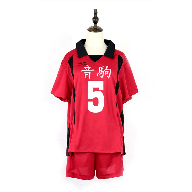 Anime Haikyuu High School Students Cosplay Ball Team Sportswear Uniform Number 5