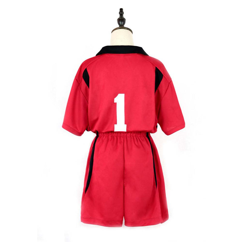 Anime Haikyuu High School Students Cosplay Ball Team Sportswear Uniform Number One