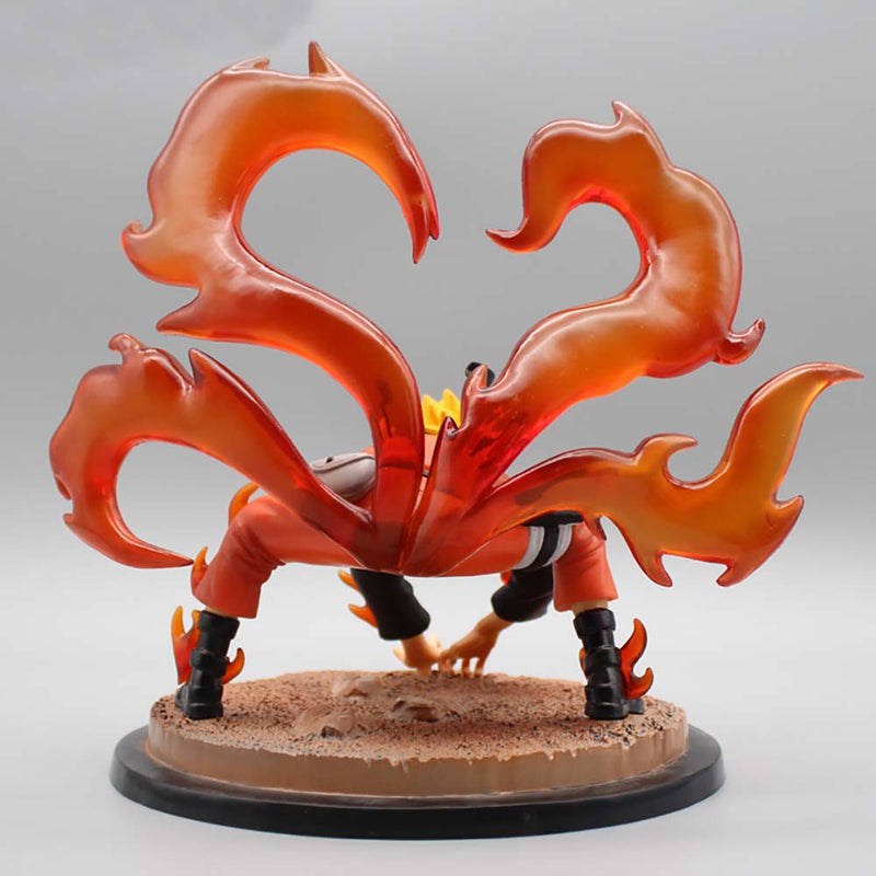 Anime Naruto Change to Tailed Beast Uzumaki Naruto Action Figure 20cm