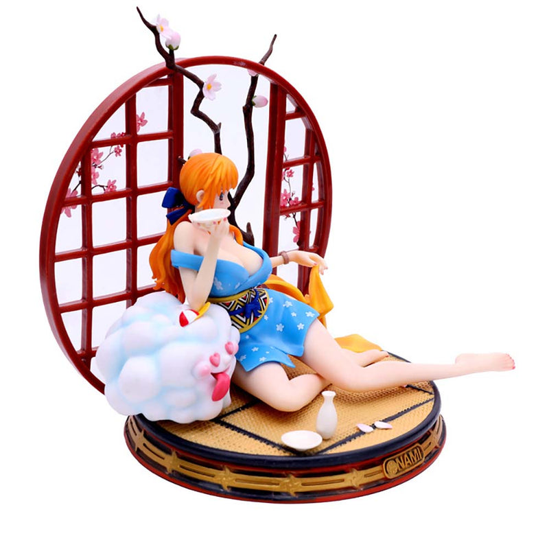 Anime One Piece Sexy Girl Nami Kimono Ver Action Figure 26cm