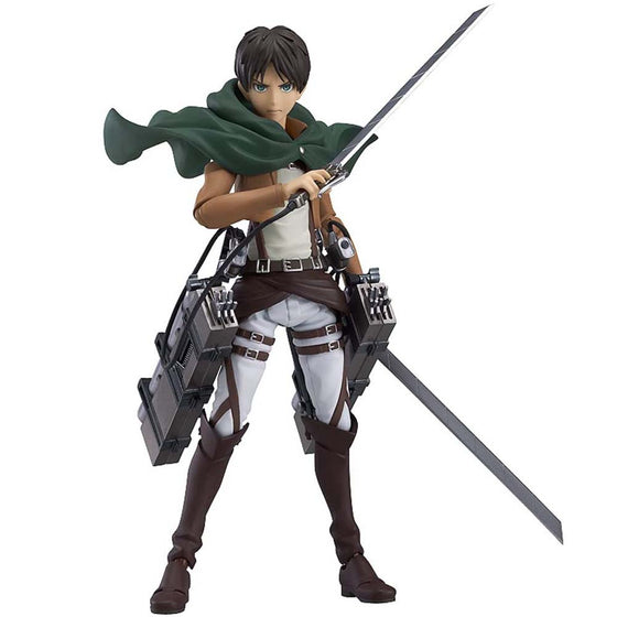Attack on Titan Eren Yeager Figma 207 Action Figure Model Toy 15cm