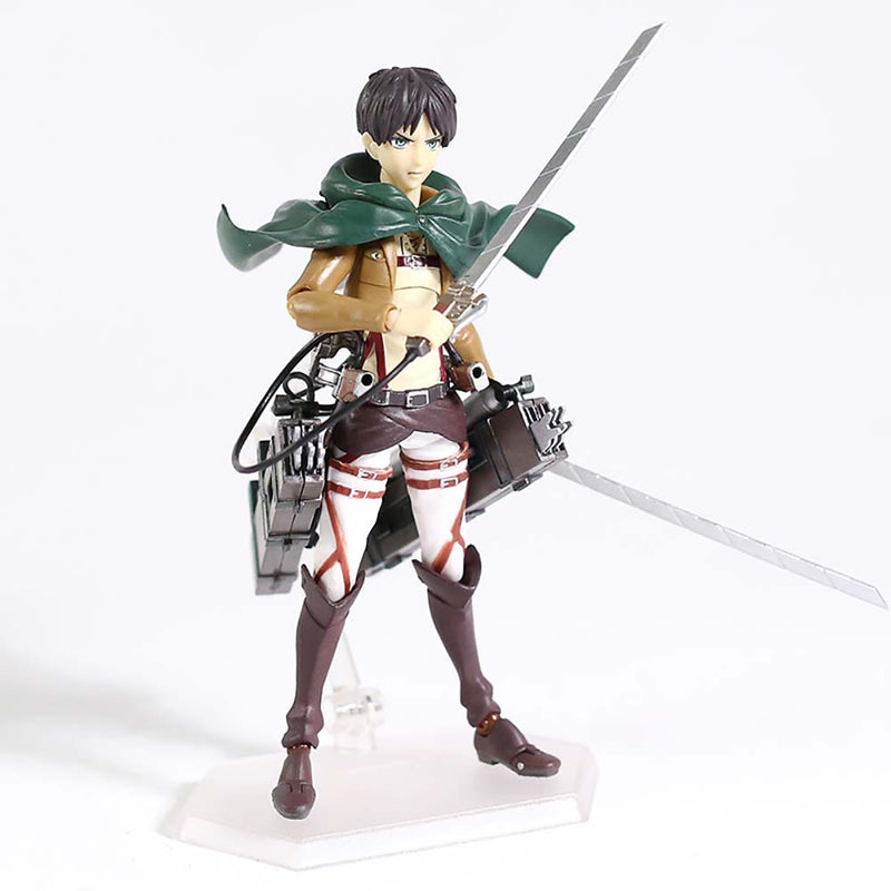 Attack on Titan Eren Yeager Figma 207 Action Figure Model Toy 15cm