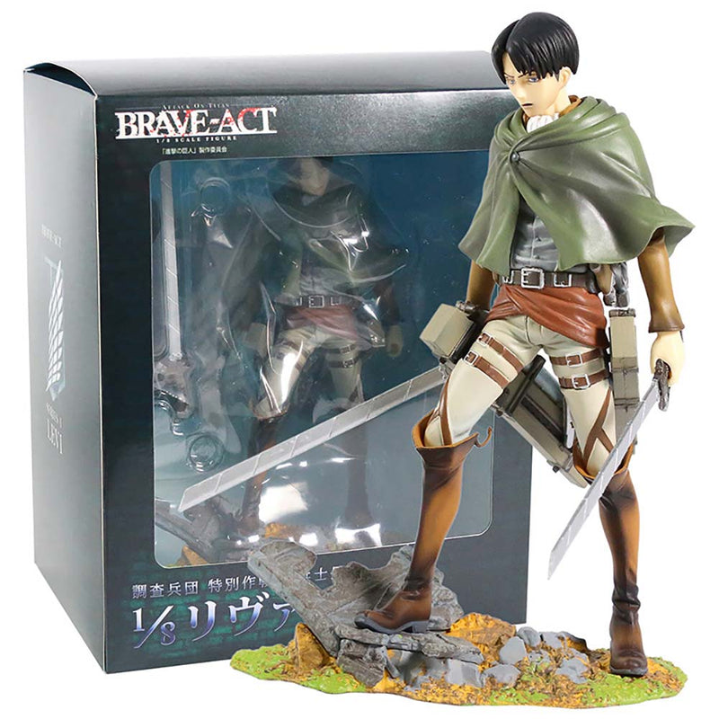 Attack on Titan Levi Ackerman Action Figure Collectible Model Toy 20cm