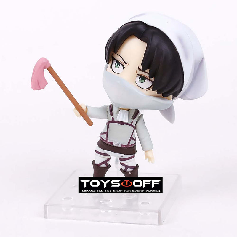 Attack on Titan Levi Cleaning Ver 417 Action Figure Toy 10cm