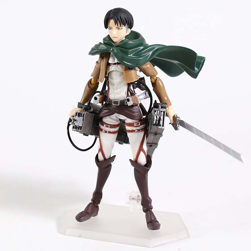 Attack on Titan Levi Figma 213 Action Figure Model Toy 15cm
