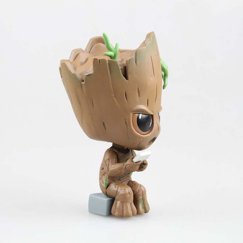 Avengers Infinity War Groot Sitting Ver Action Figure Model Toy 8cm