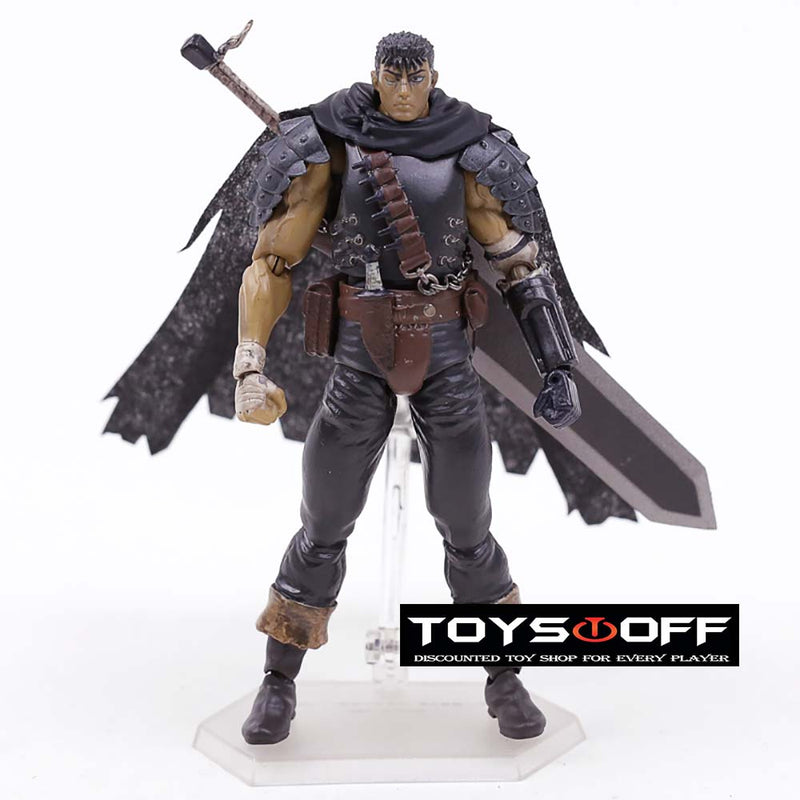Berserk Figma 359 Black Swordsman Ver Guts Action Figure Toy 17cm