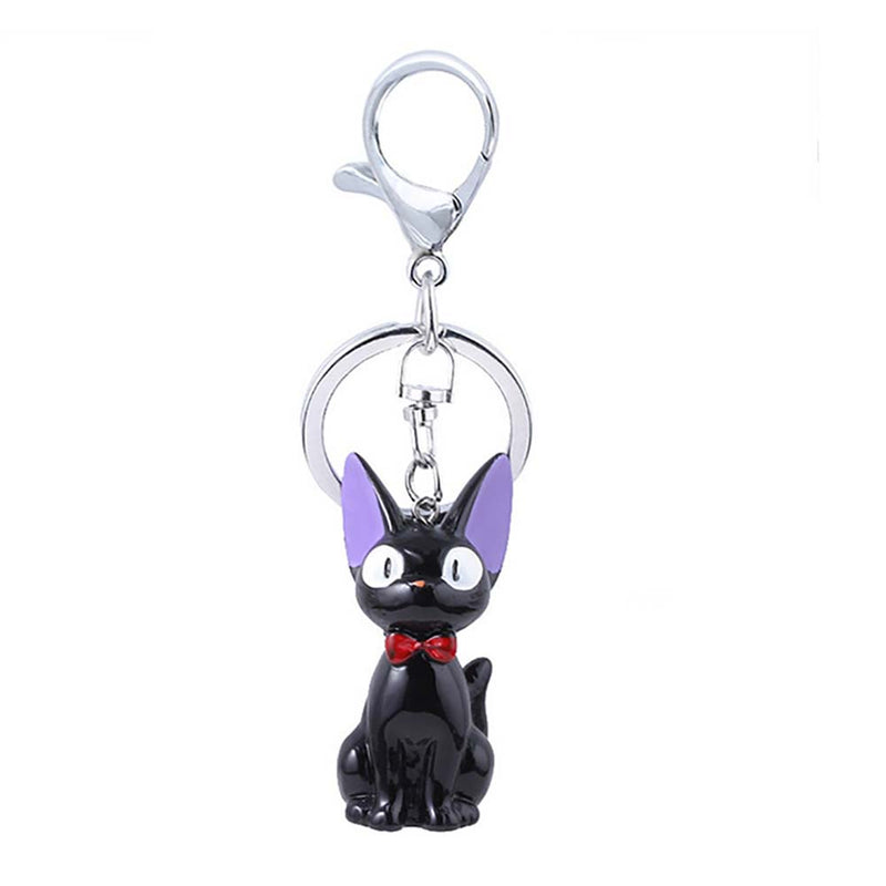 Black Cat Hayao Miyazaki Delivery Service Toy Souvenir JiJi Keychain