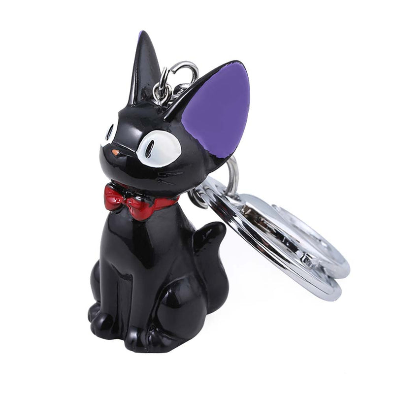 Black Cat Hayao Miyazaki Delivery Service Toy Souvenir JiJi Keychain