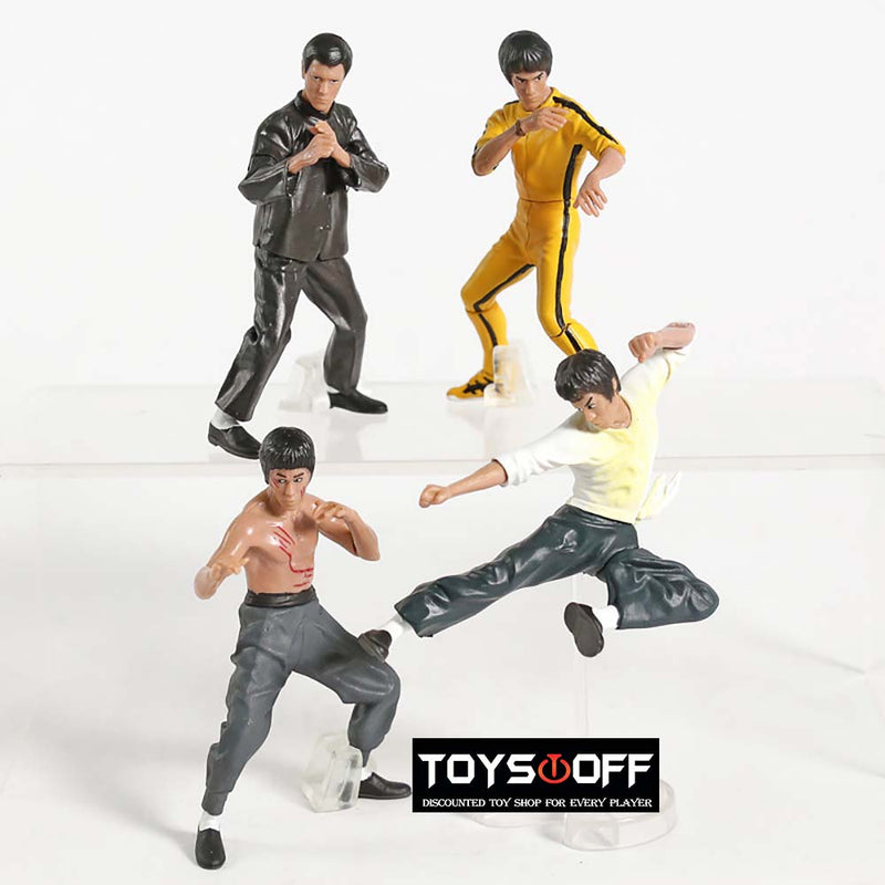 Bruce Lee King of Kung Fu Action Figure Model Toy 10cm