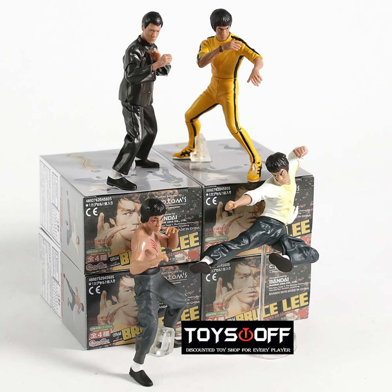 Bruce Lee King of Kung Fu Action Figure Model Toy 10cm