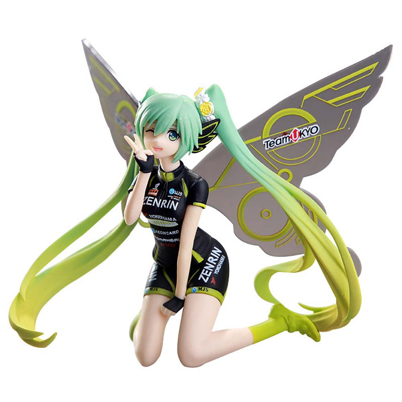 Butterfly Hatsune Miku Racing Teamukyo Ver Action Figure Model Toy 14cm
